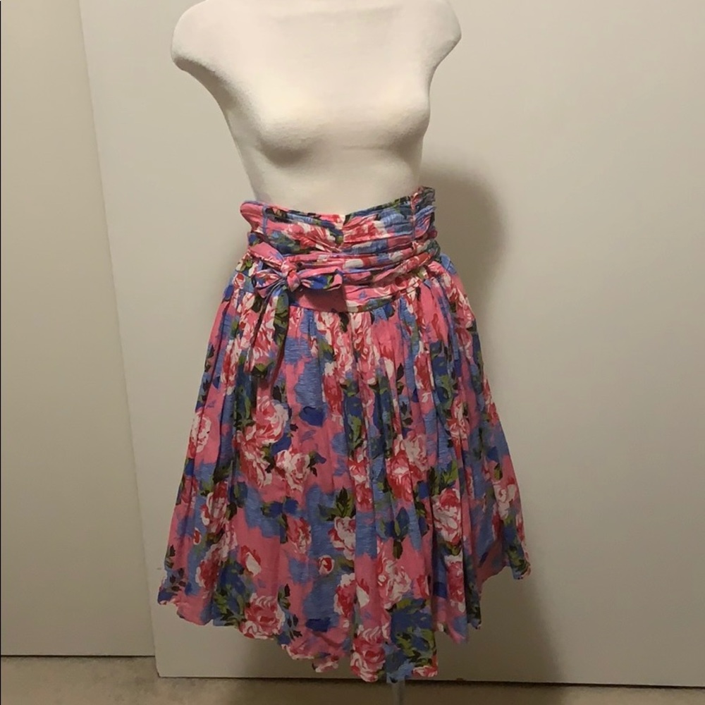 Roadkill Ranch fit and flare high waisted skirt L